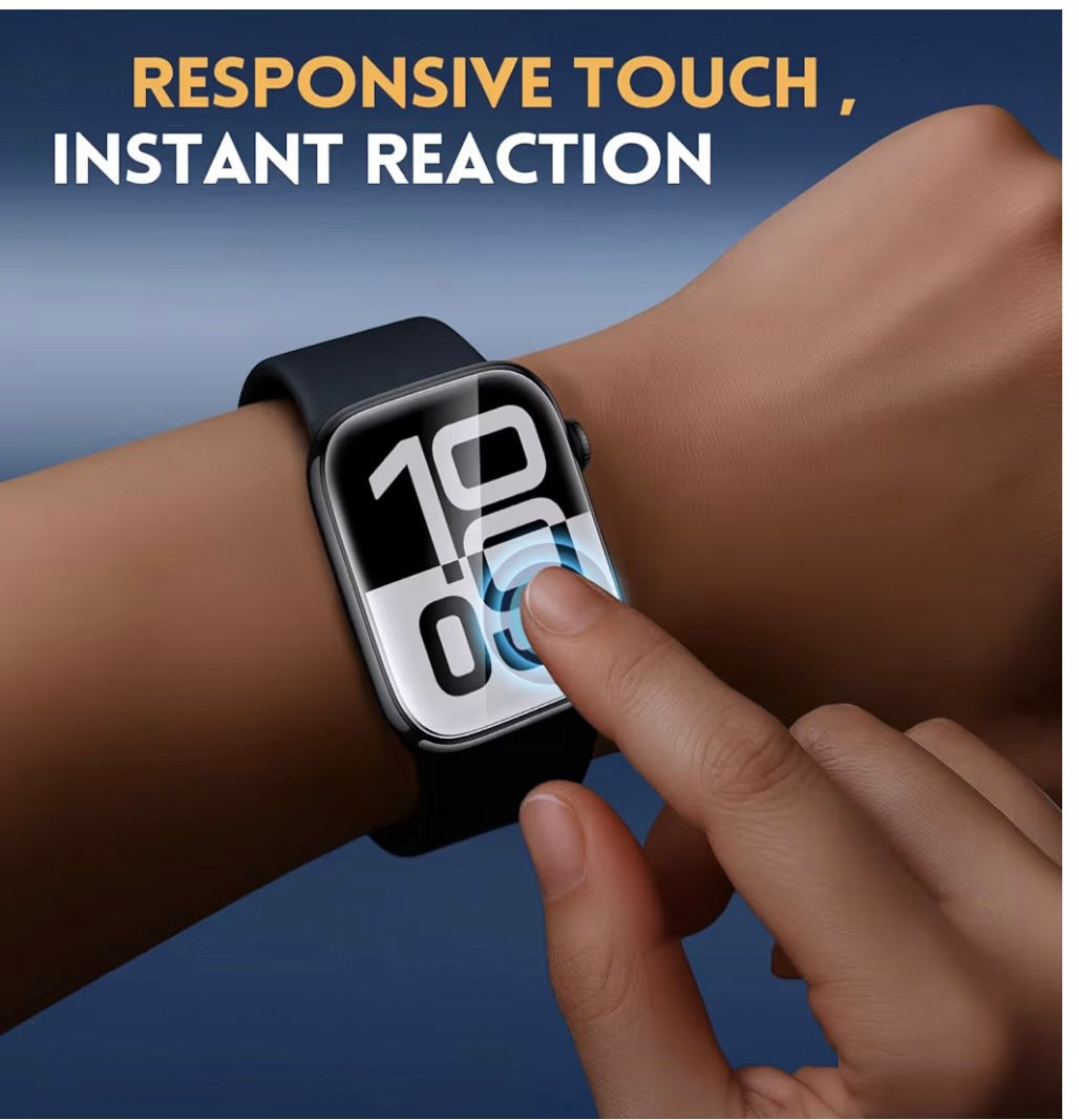 Protector de pantalla de TPU para Apple Watch Series 10 (42 mm), paquete de 7
