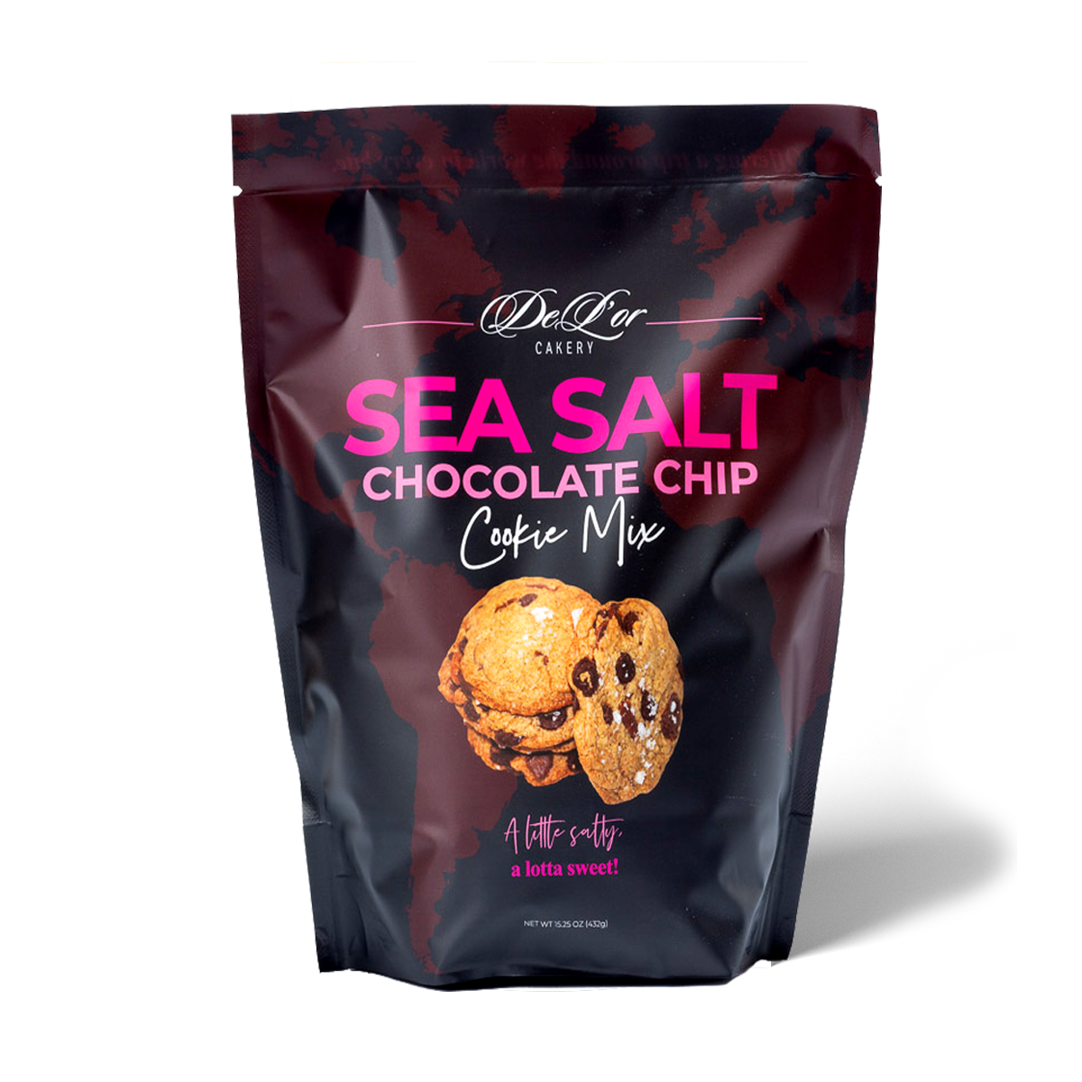 Mezcla para galletas de chocolate con sabor a mar salado 