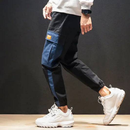 Pantalones holgados tipo harén para hombre