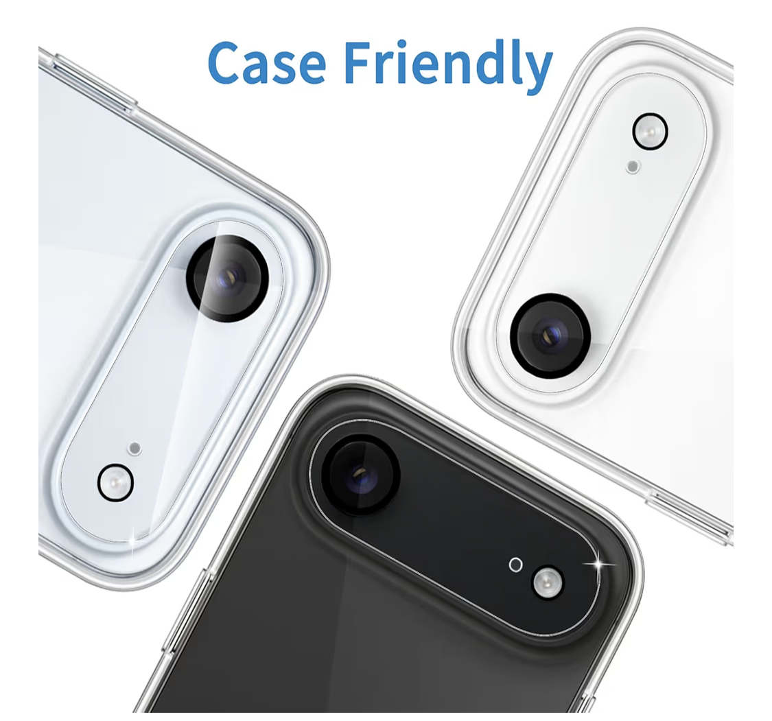 Protector de lente de cámara para iPhone Air (paquete de 3) – Vidrio templado 9H