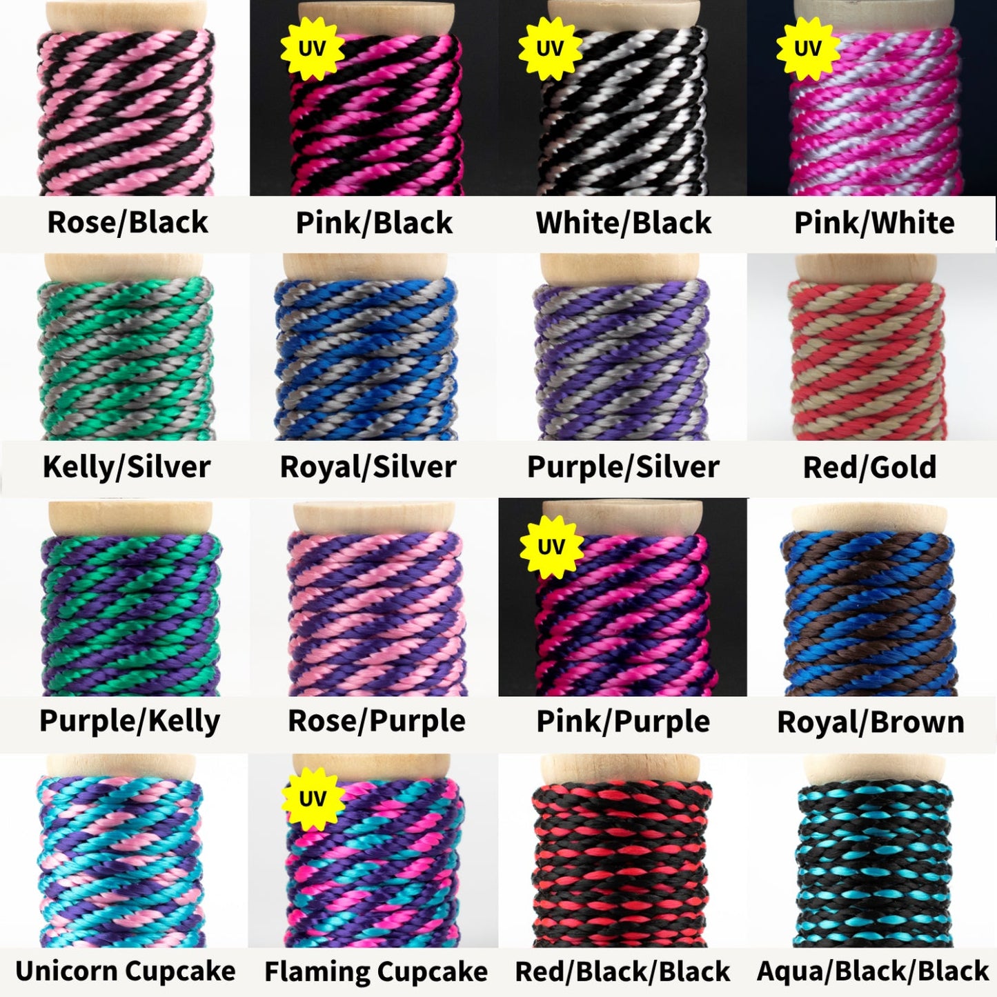 Cuerda de bondage de longitud personalizada - MFP - 1/4" (~6 mm) - Trenza sólida