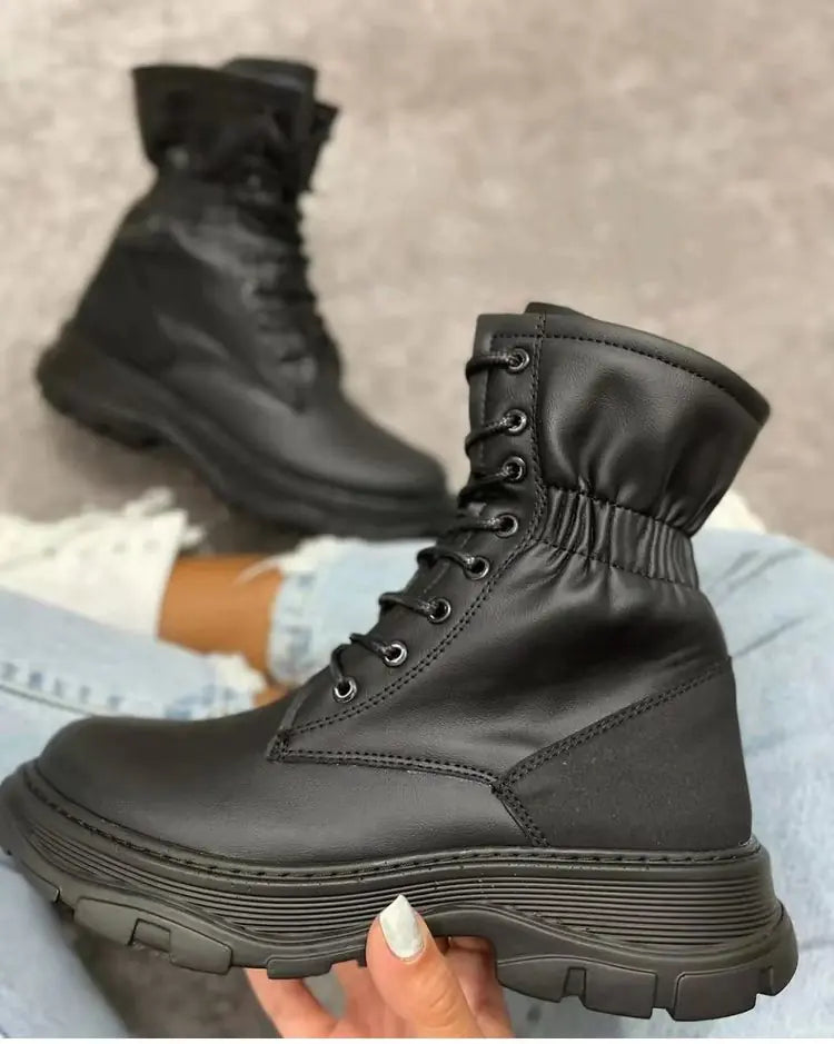Winter Viscose Martin Boots for Women