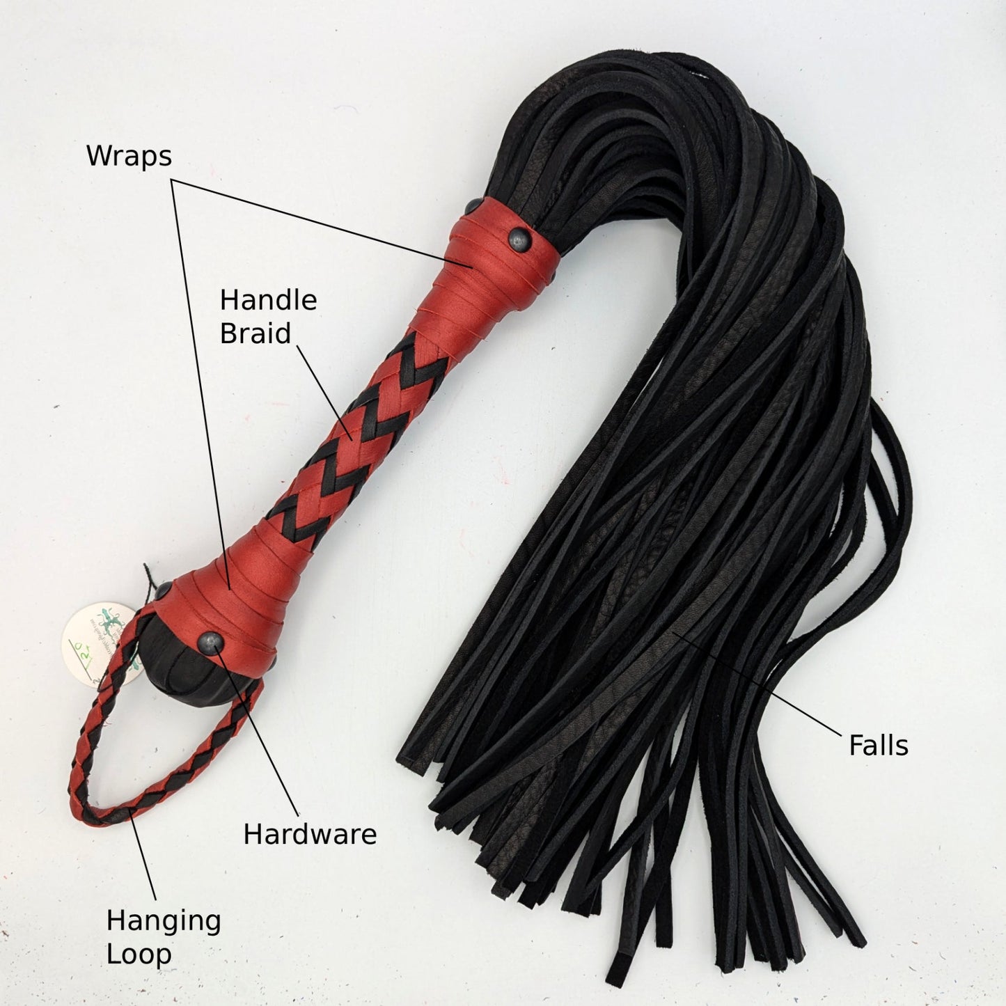 Flogger de piel de toro - Flogger de cuero - Personalizado por encargo