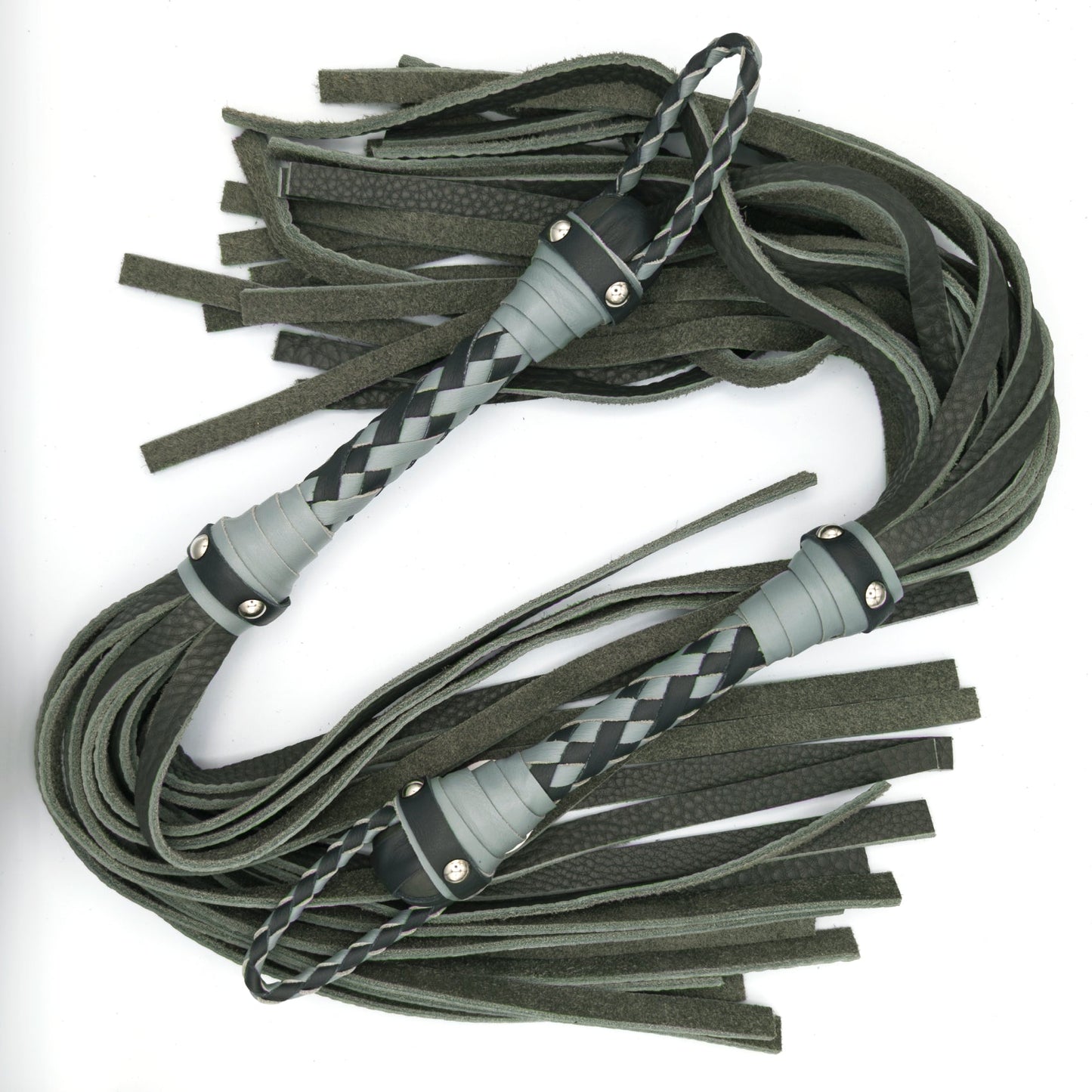 Flogger de piel de toro - Flogger de cuero - Personalizado por encargo