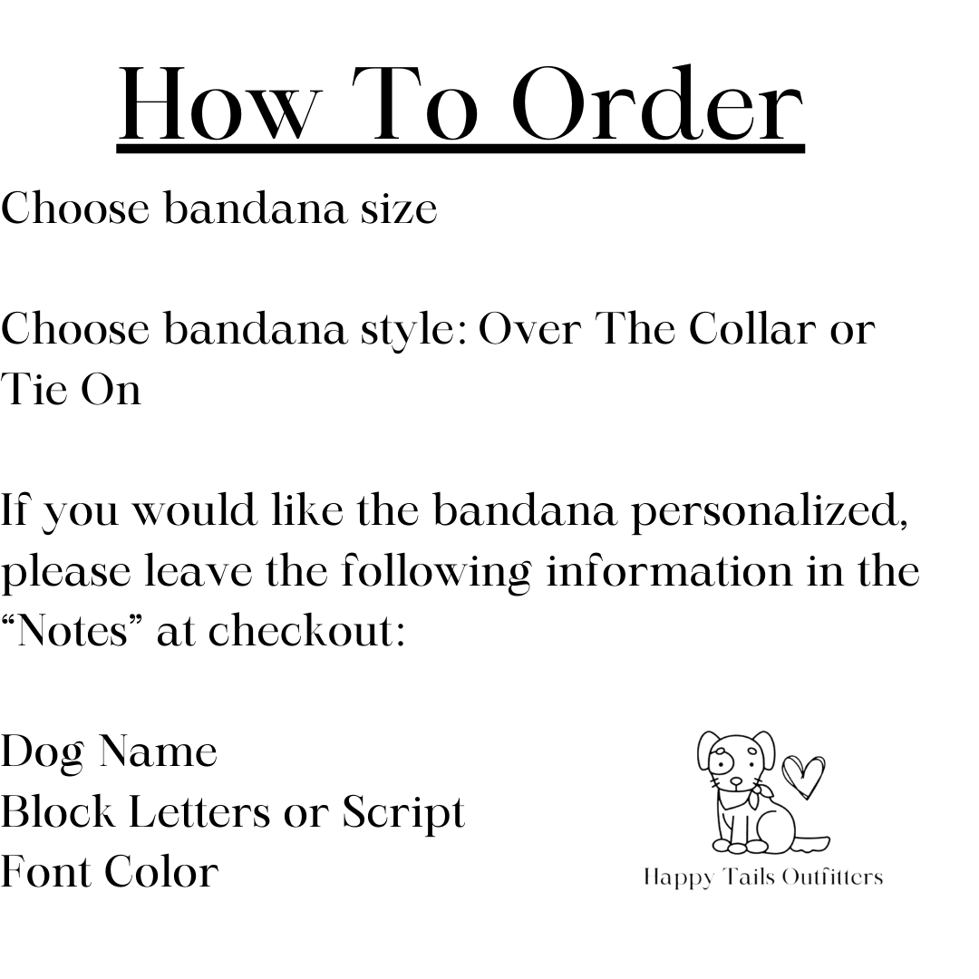 Bandana para perros de EE. UU.