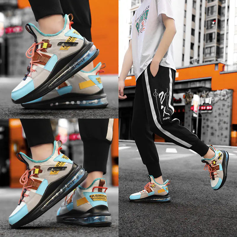 Vibrant Men's Breathable Sneakers