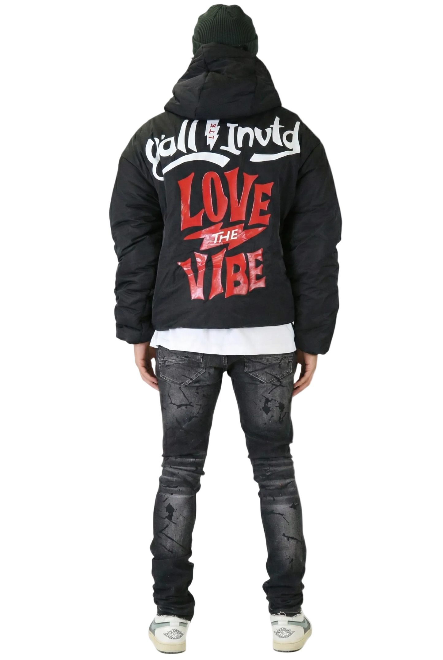 Chaqueta tipo jersey de nailon acolchada estilo crop top KOALA