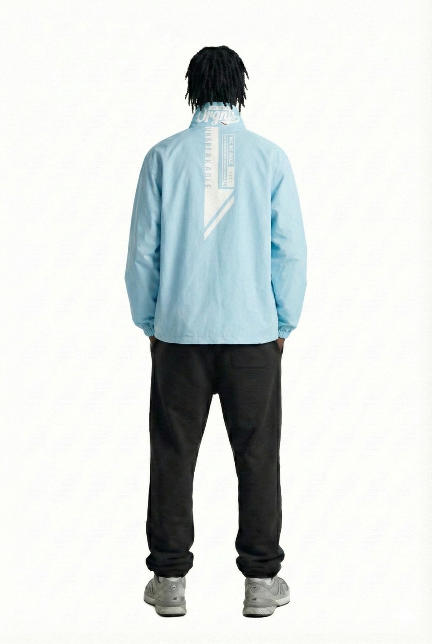 Chaqueta tipo jersey de manga larga con media cremallera de nailon crujiente de primera calidad para hombre de KLOUD