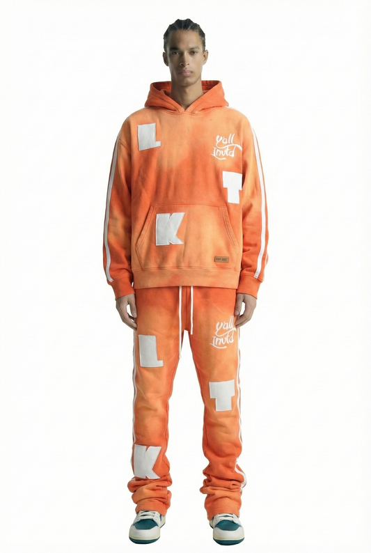 Sudadera con capucha MARMA de peso pesado con lavado vintage cepillado