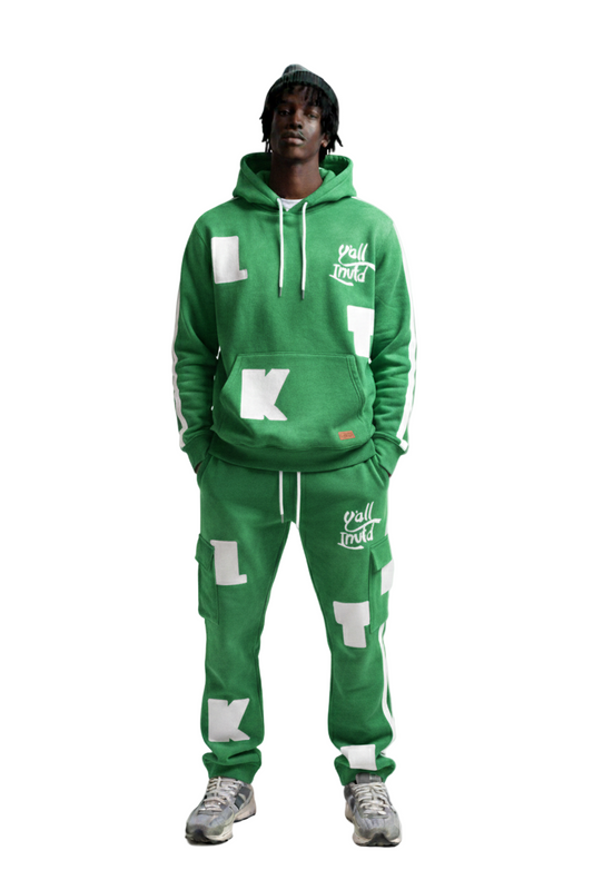 Sudadera con capucha PINE de lavado vintage cepillado de peso pesado