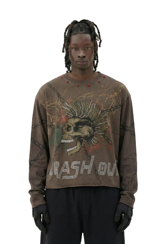 HARDY S/N Jersey Manga Larga Top Corto Camiseta
