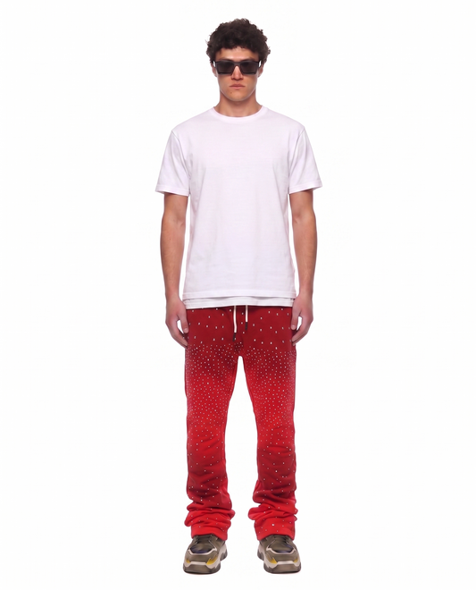 Pantalones deportivos apilados de felpa francesa lavada SYNTH
