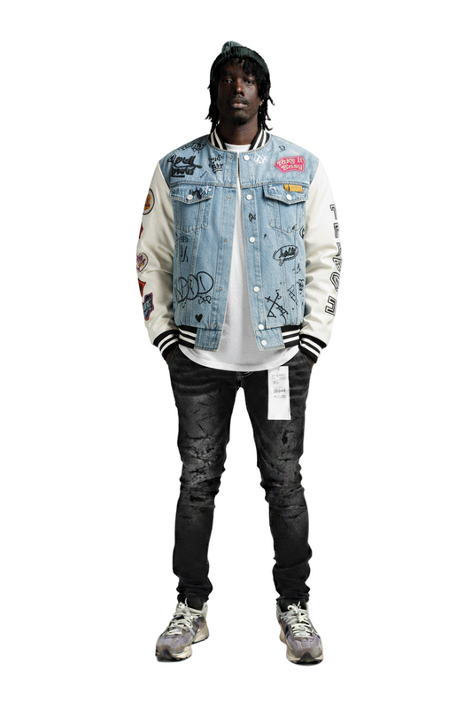 NUEVA chaqueta bomber vaquera acolchada y lavable NILA