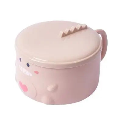 Cuenco de ramen de dinosaurio adorable