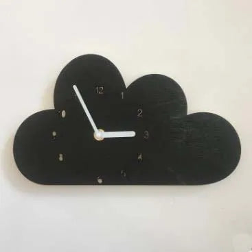 Reloj de pared con forma de nube