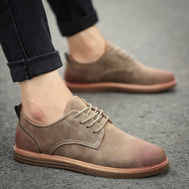 Zapatos de trabajo de ante para primavera para hombre - Classic British