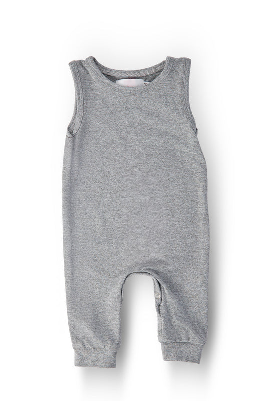 Heather Gray Tank One-Piece Jogger