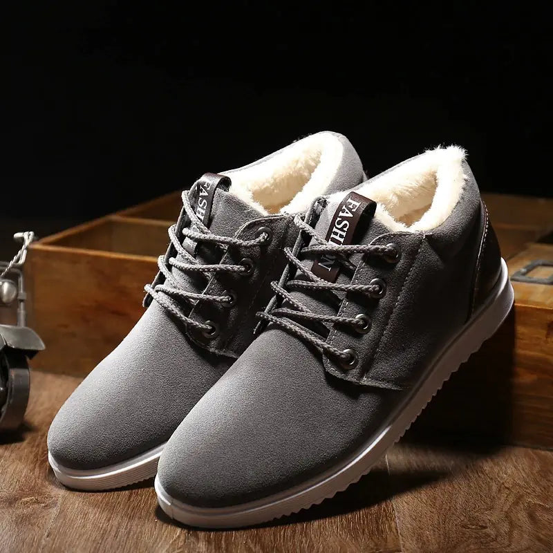 Botas de invierno cómodas hasta el tobillo para hombre