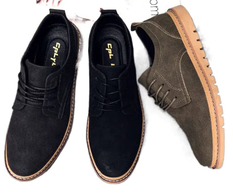 Zapatos de trabajo de ante para primavera para hombre - Classic British