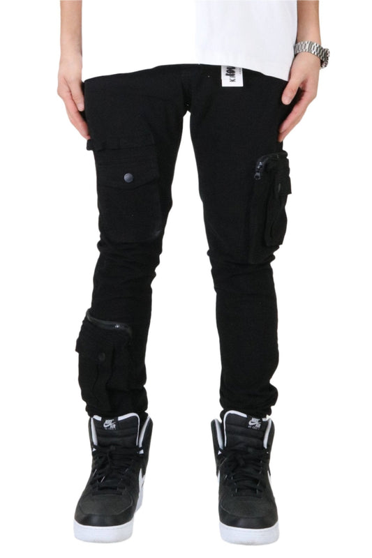 Pantalones cargo negros de sarga premium para hombre de DOLCE.