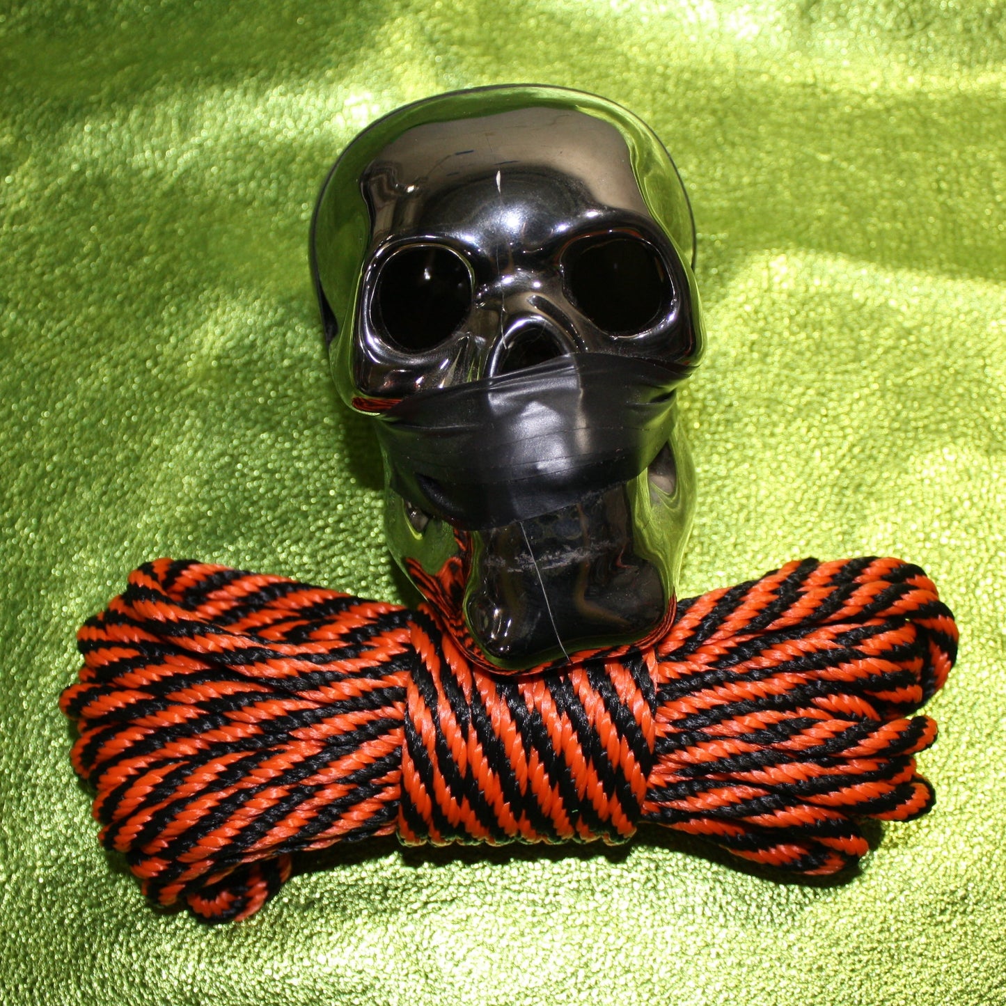Halloween Spooky Rope: Black and Orange, Candy Corn, or Slime Grrl!