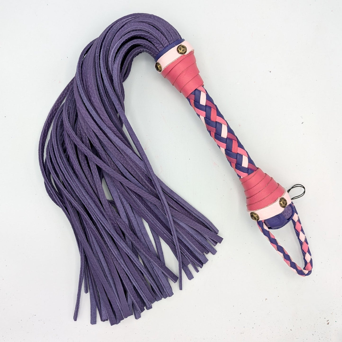 Flogger de piel de toro - Flogger de cuero - Personalizado por encargo