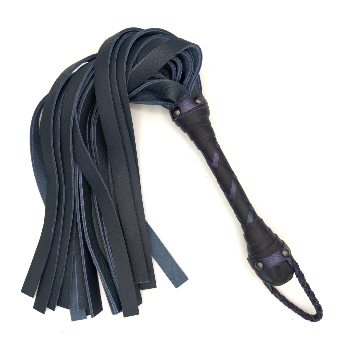 Flogger de piel de toro - Flogger de cuero - Personalizado por encargo