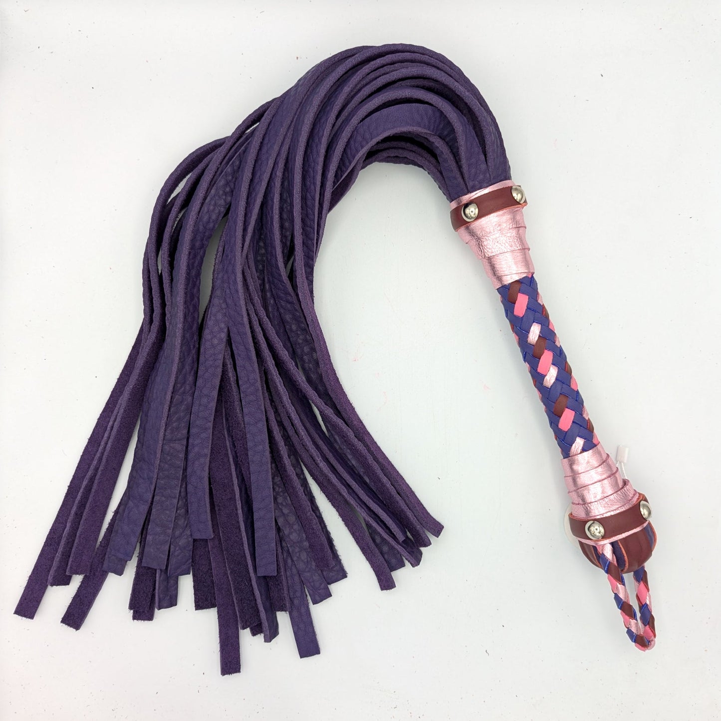 Flogger de piel de toro - Flogger de cuero - Personalizado por encargo