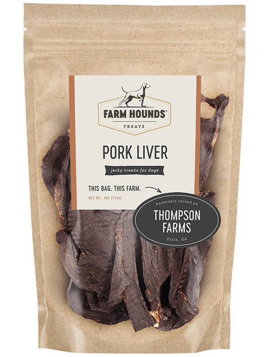 Farm Hounds Pork Liver Dog Treats (4oz)
