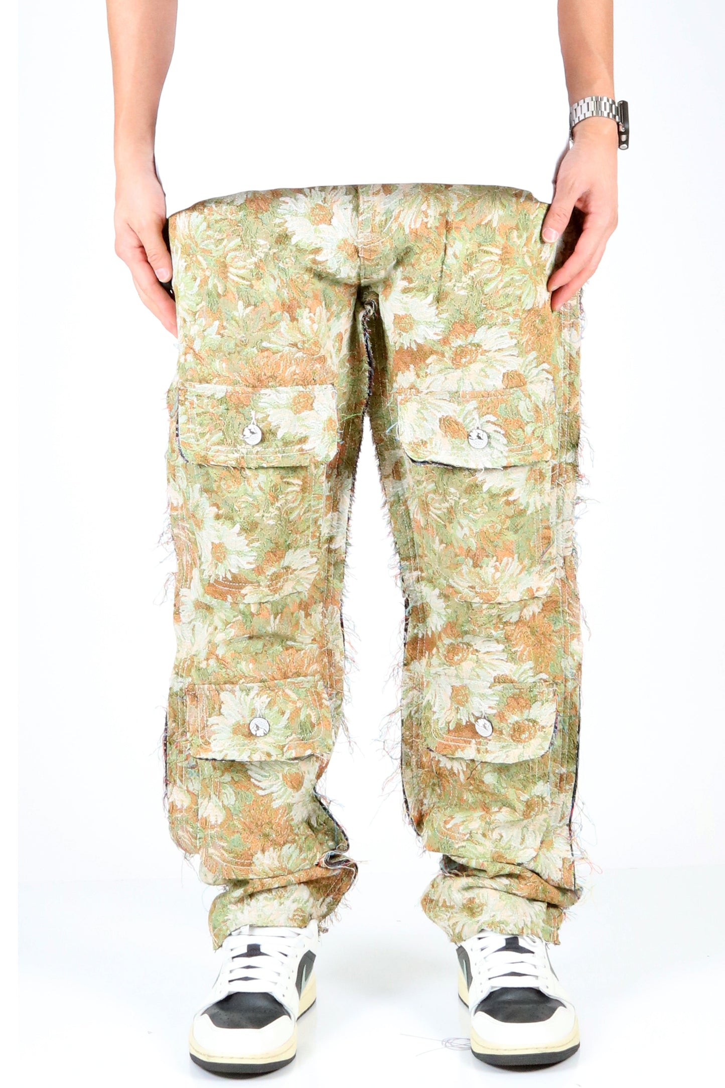 Pantalones cargo con diseño de tapiz Zipan para hombre