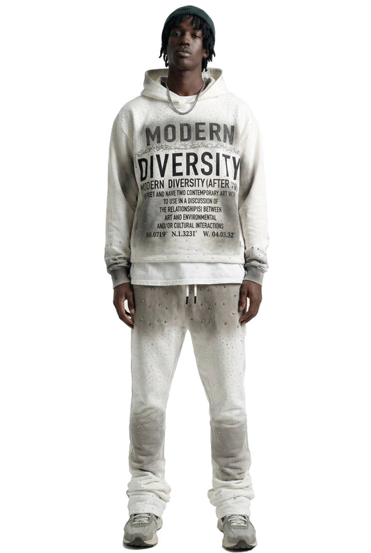 Sudadera con capucha y top corto de manga larga de felpa francesa GLAZE