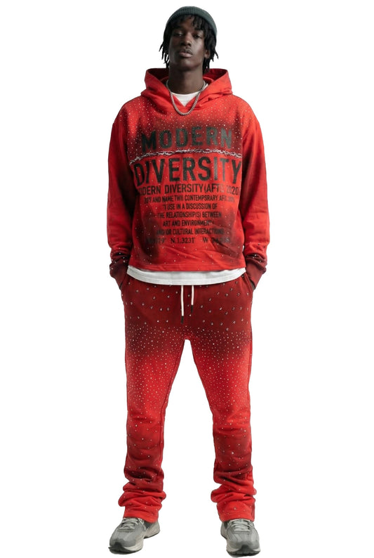 Sudadera con capucha y top corto de manga larga de felpa francesa SYNTH