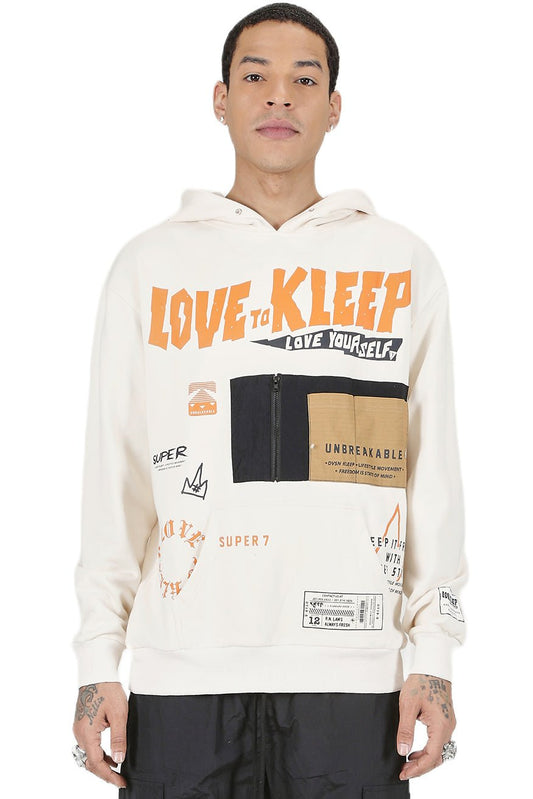 Sudadera con capucha y gráfico de felpa francesa premium para hombre de Mortis