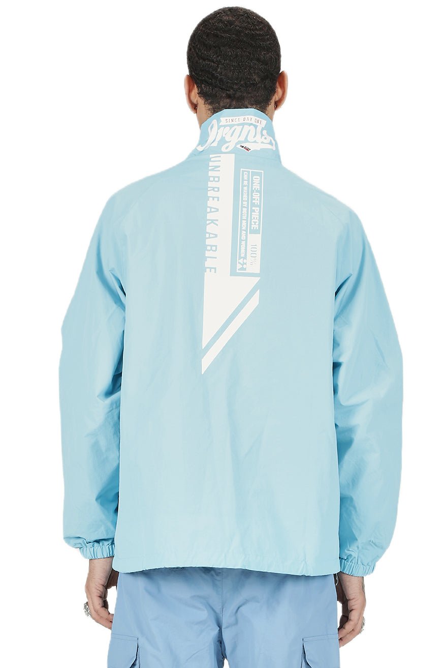 Chaqueta tipo jersey de manga larga con media cremallera de nailon crujiente de primera calidad para hombre de KLOUD