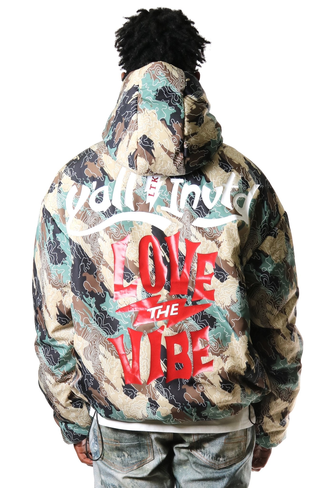 Chaqueta tipo jersey de nailon estilo crop top acolchado KAMI