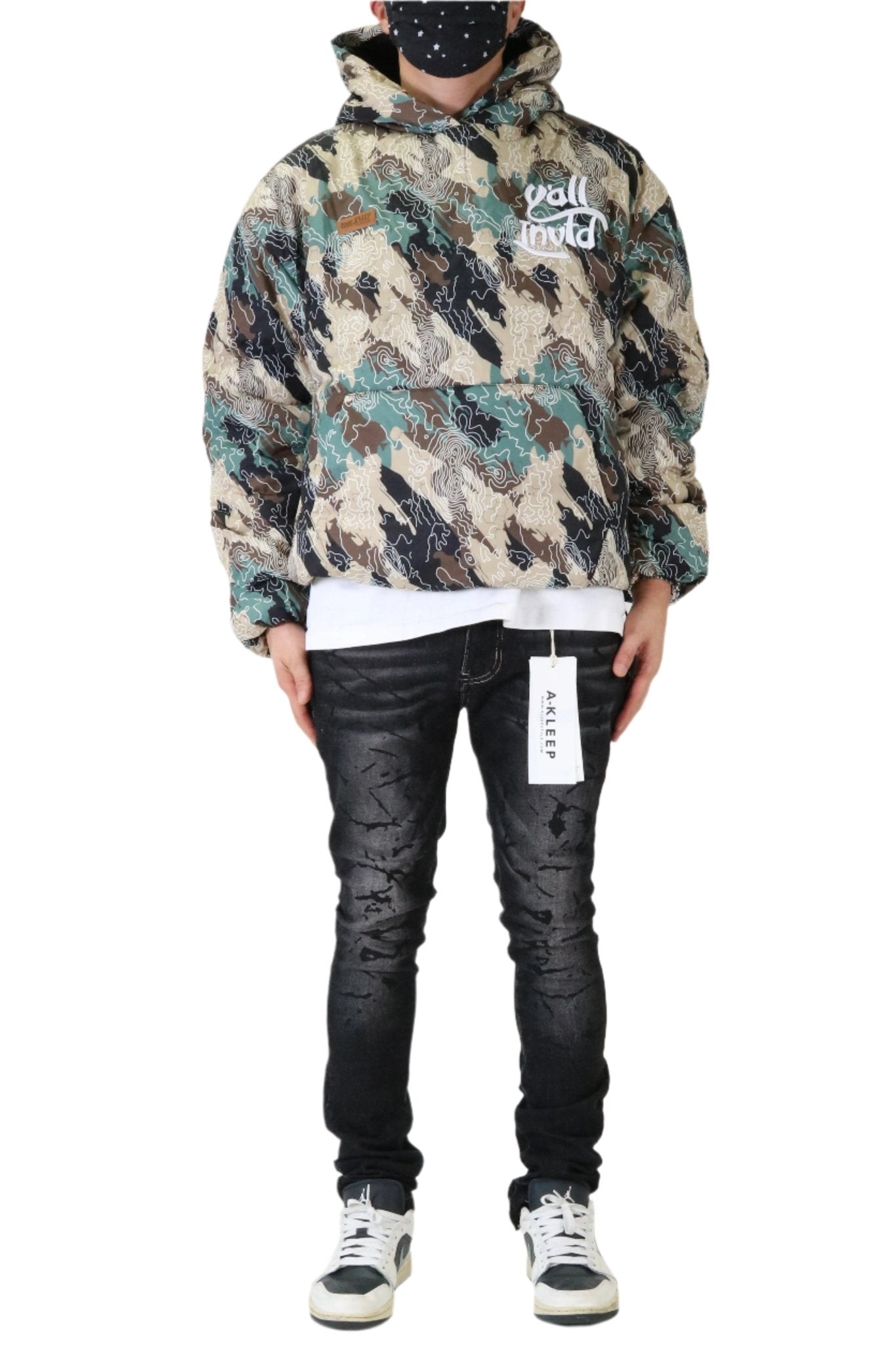 Chaqueta tipo jersey de nailon estilo crop top acolchado KAMI