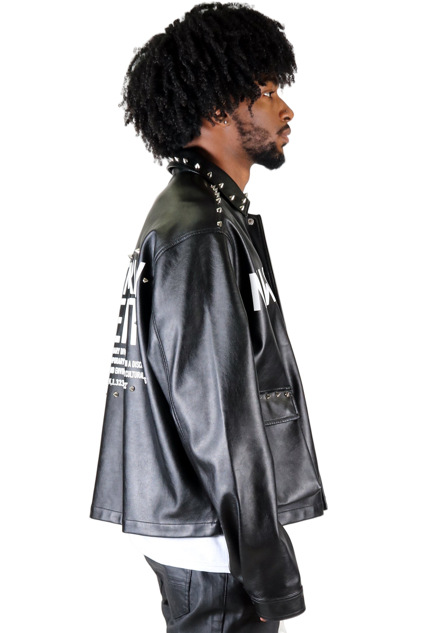 Chaqueta Corta de Piel Sintética DRAKON