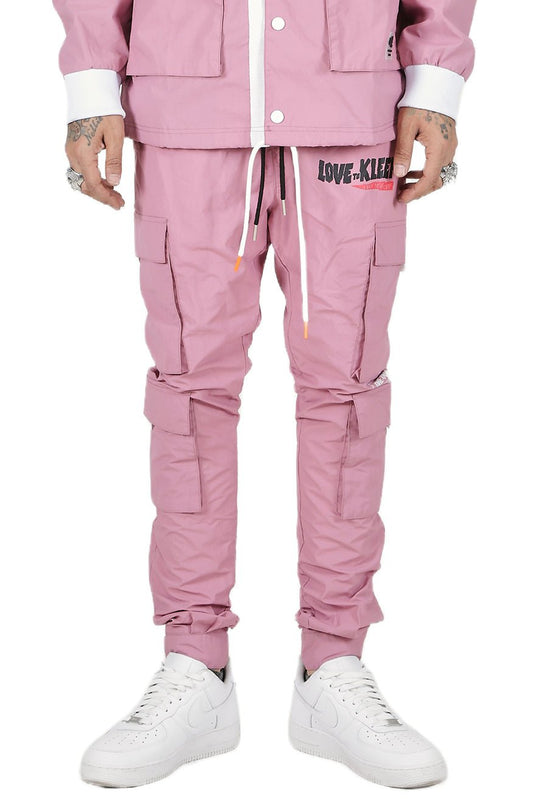 Pantalones deportivos cargo de nailon crujiente de primera calidad para hombre de Canon