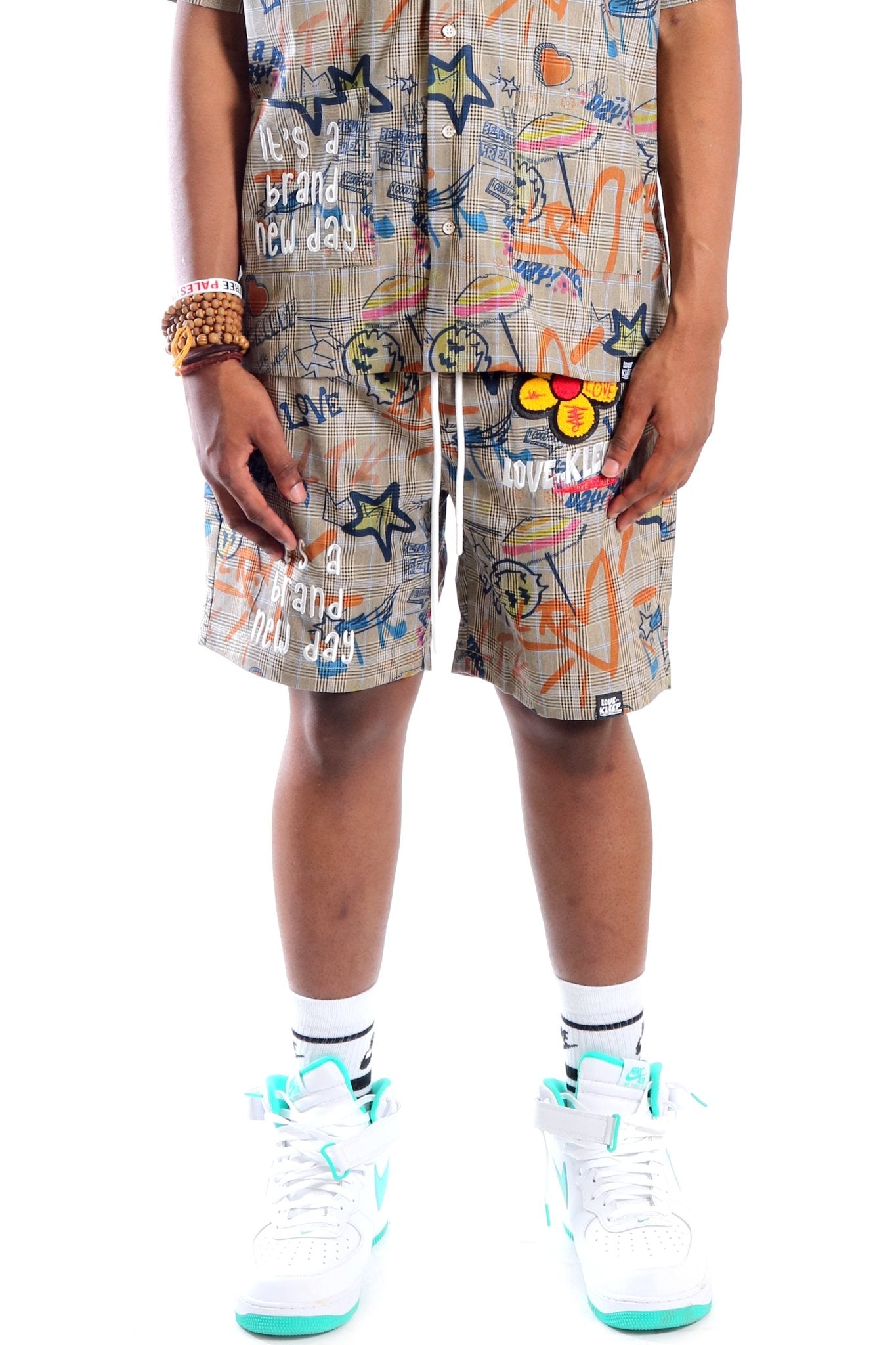 Pantalones cortos a cuadros Velo para hombre