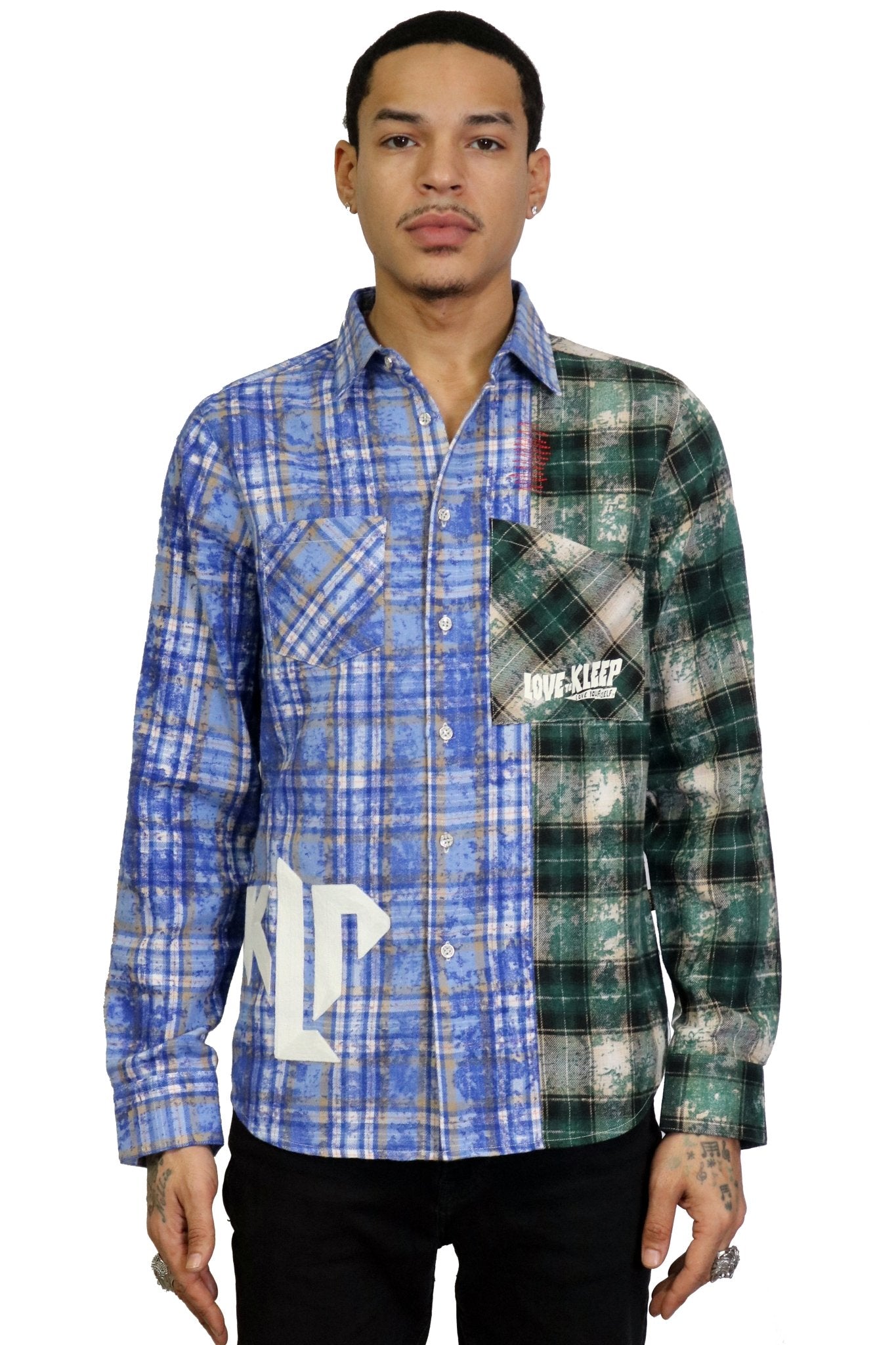 Camisa de franela premium con botones para hombre HINNO