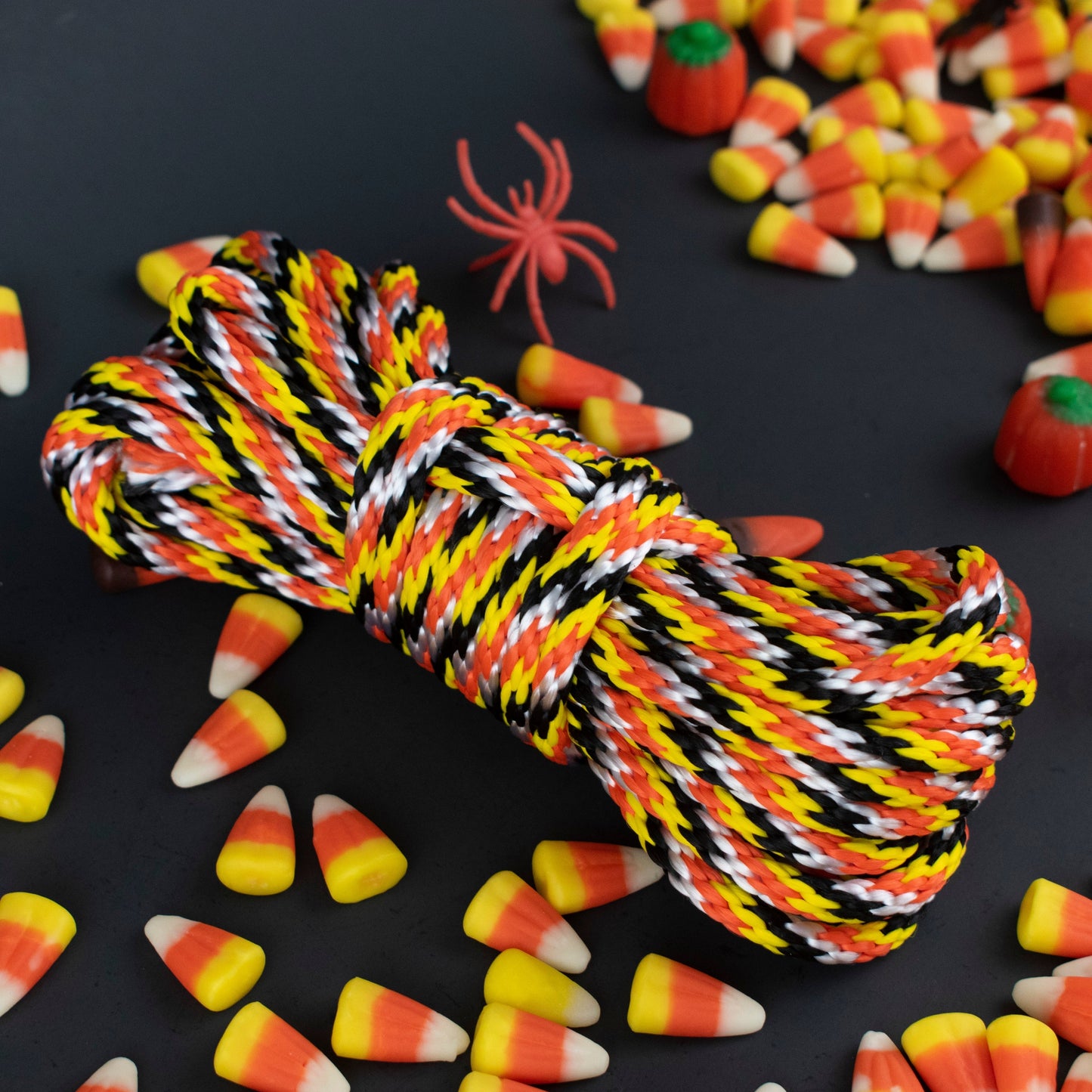 Halloween Spooky Rope: Black and Orange, Candy Corn, or Slime Grrl!