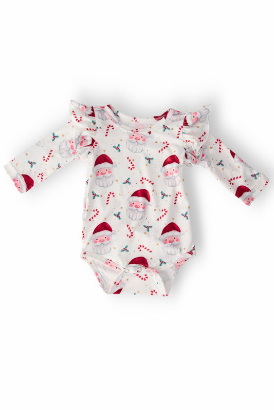 Mistletoe Magic L/S Flutter Bodysuit