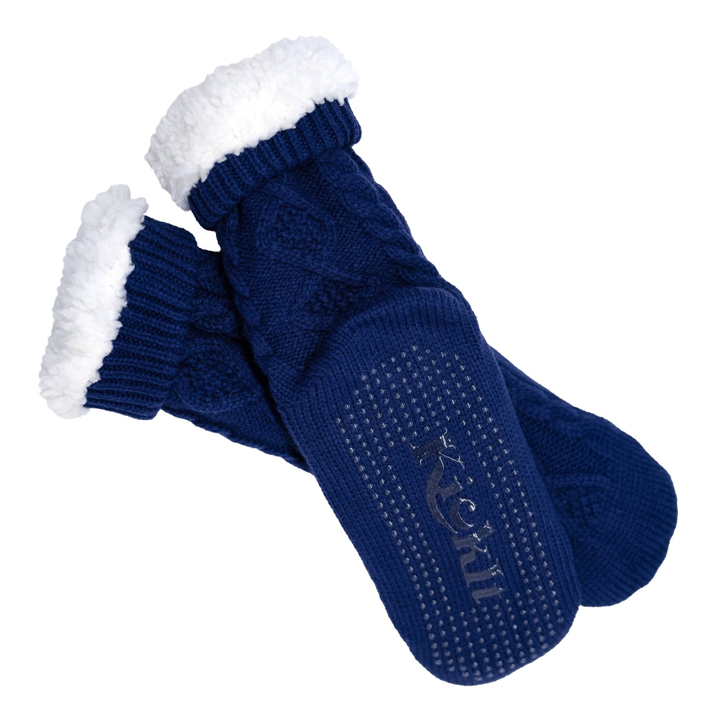 Calcetines pantuflas en azul marino