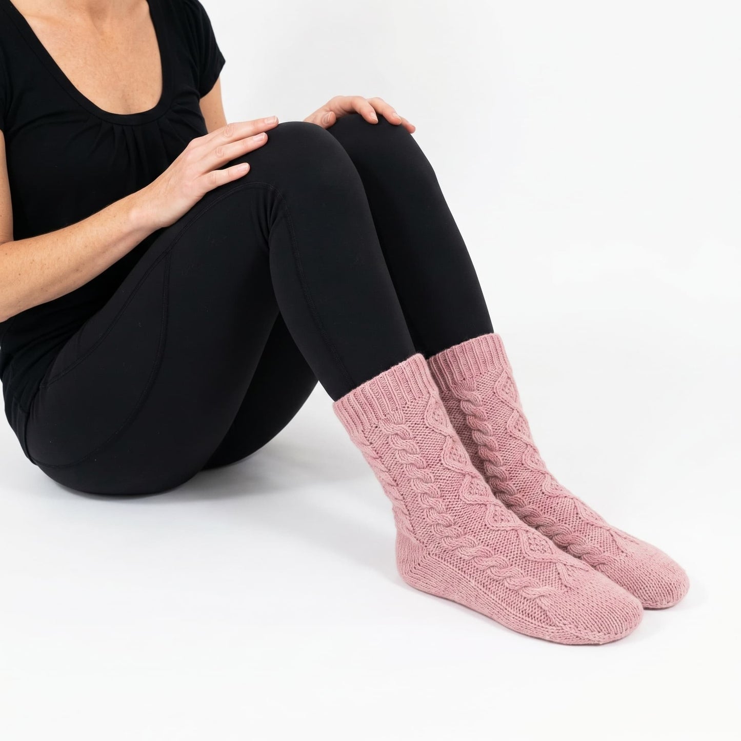 Slipper Socks in Navy Blue