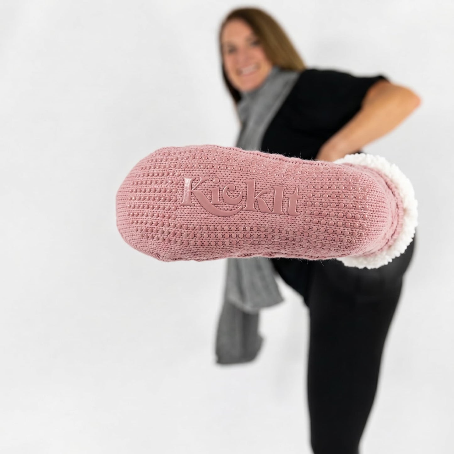 Slipper Socks in Navy Blue