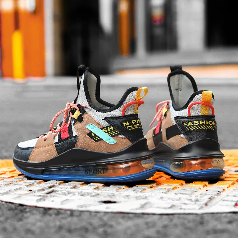 Vibrant Men's Breathable Sneakers
