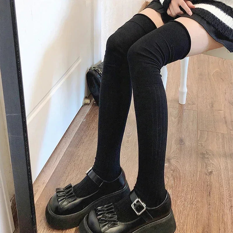Calcetines hasta la rodilla para mujer