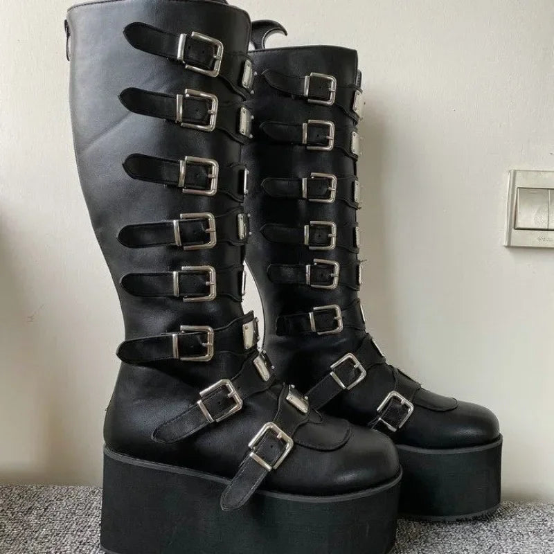 Botas de cosplay para mujer - Plataformas de tacón alto para mujer