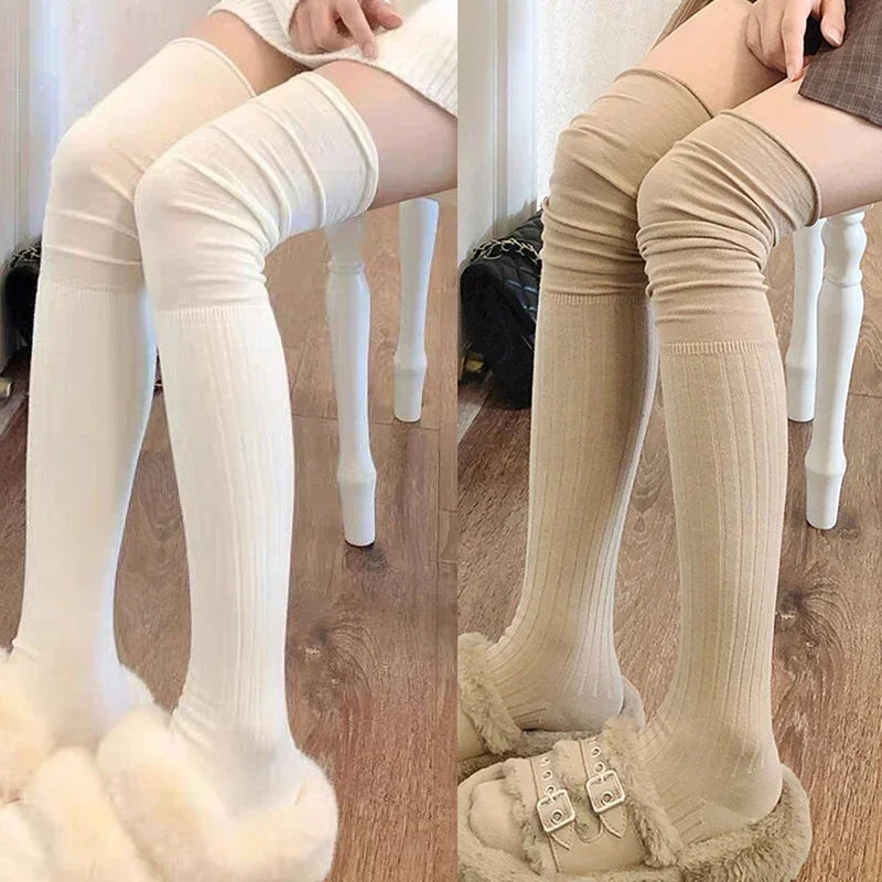 Calcetines hasta la rodilla para mujer