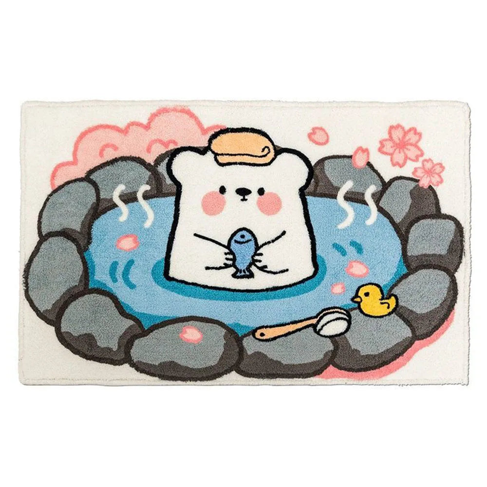 Alfombrillas de animales de aguas termales